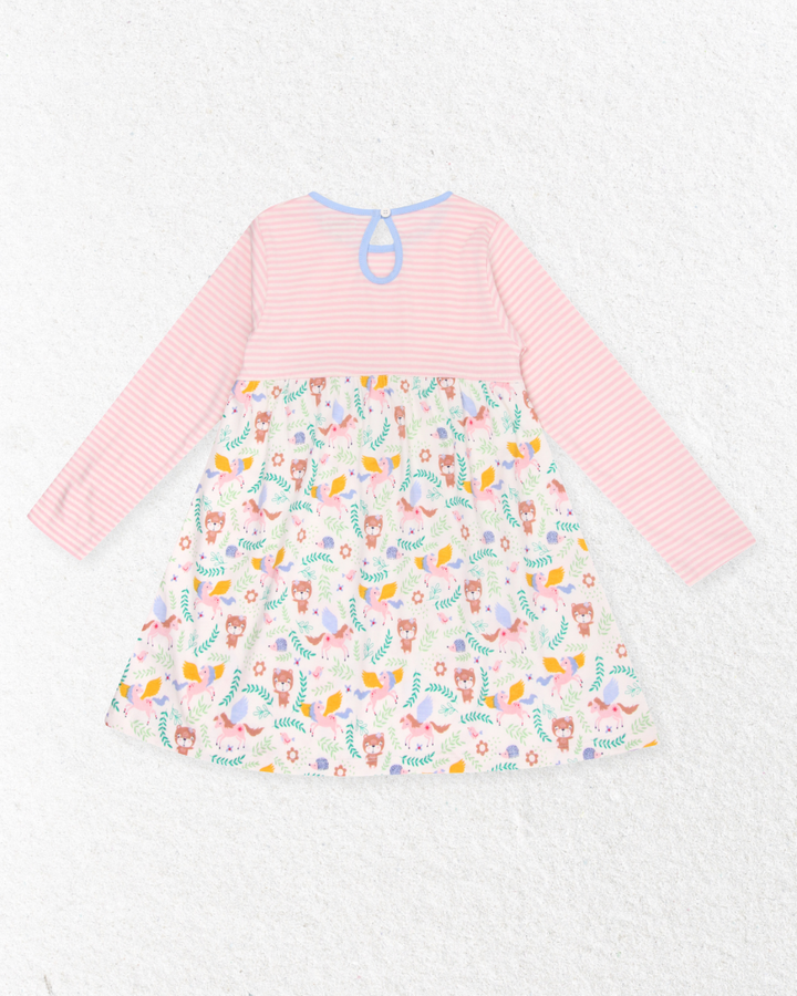 Unicorn Lilly/Stripe Dress