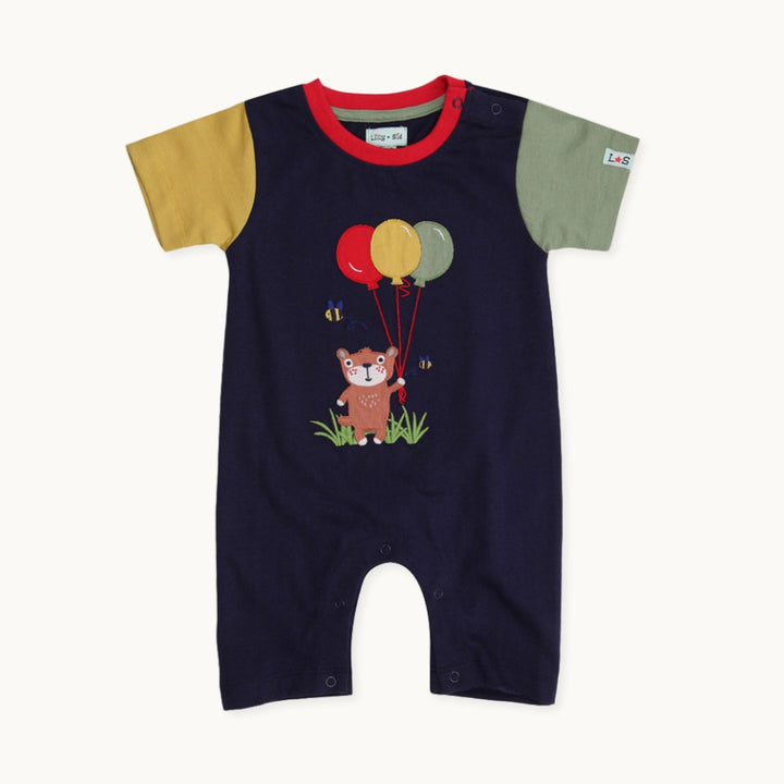 Balloon Sid Applique short sleeve Romper - image 1