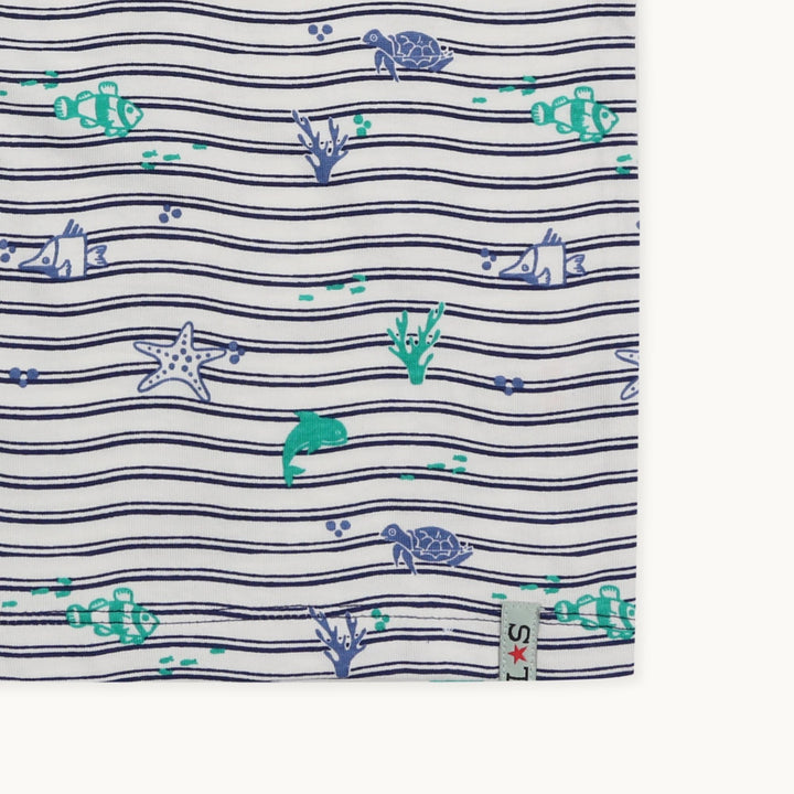 Multicoloured Sea Print T-Shirt - Image 3