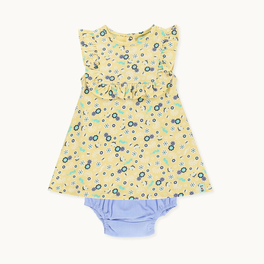 organic cotton Multicoloured Sea Floral Print Top And Pant Set - image 1