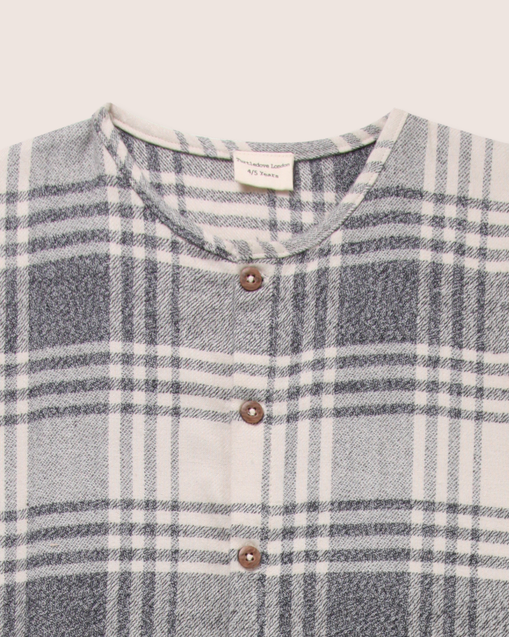 Multicolour Brushed Check Print Romper