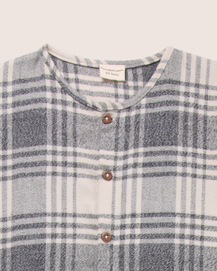 Multicolour Brushed Check Print Romper