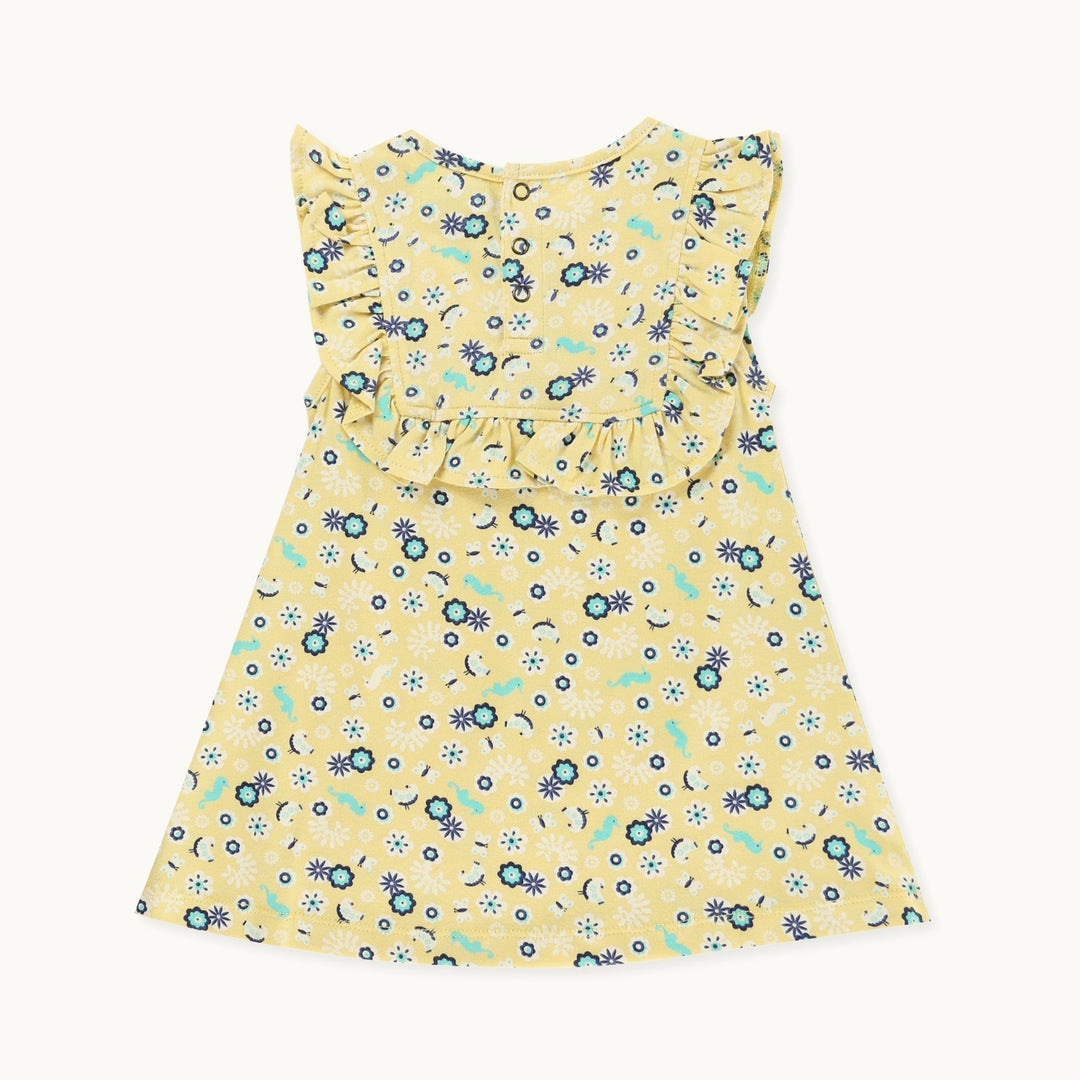 organic cotton Multicoloured Sea Floral Print Top And Pant Set - image 4