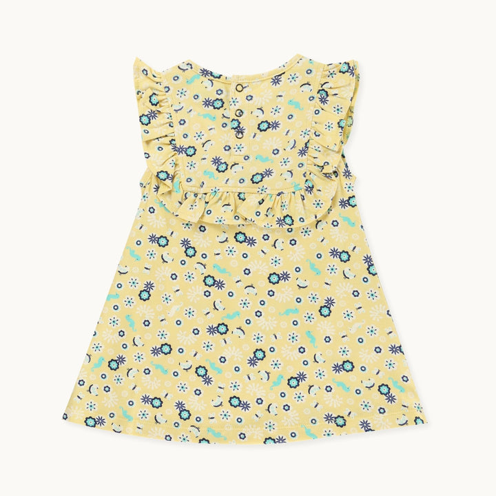 organic cotton Multicoloured Sea Floral Print Top And Pant Set - image 4