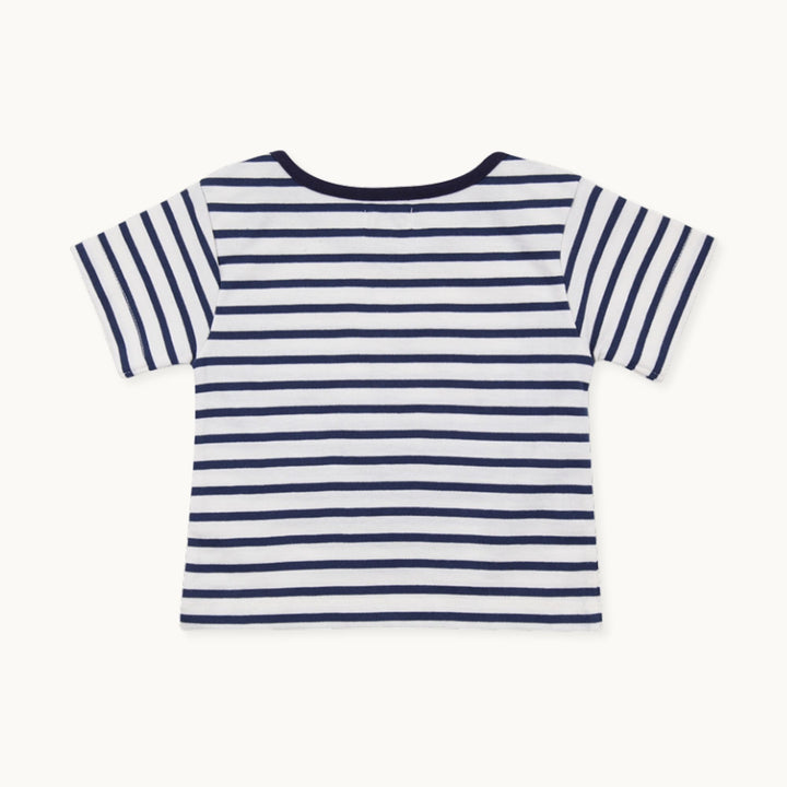 Multicoloured Seagull Print Baby Romper Stripe Top - image 5