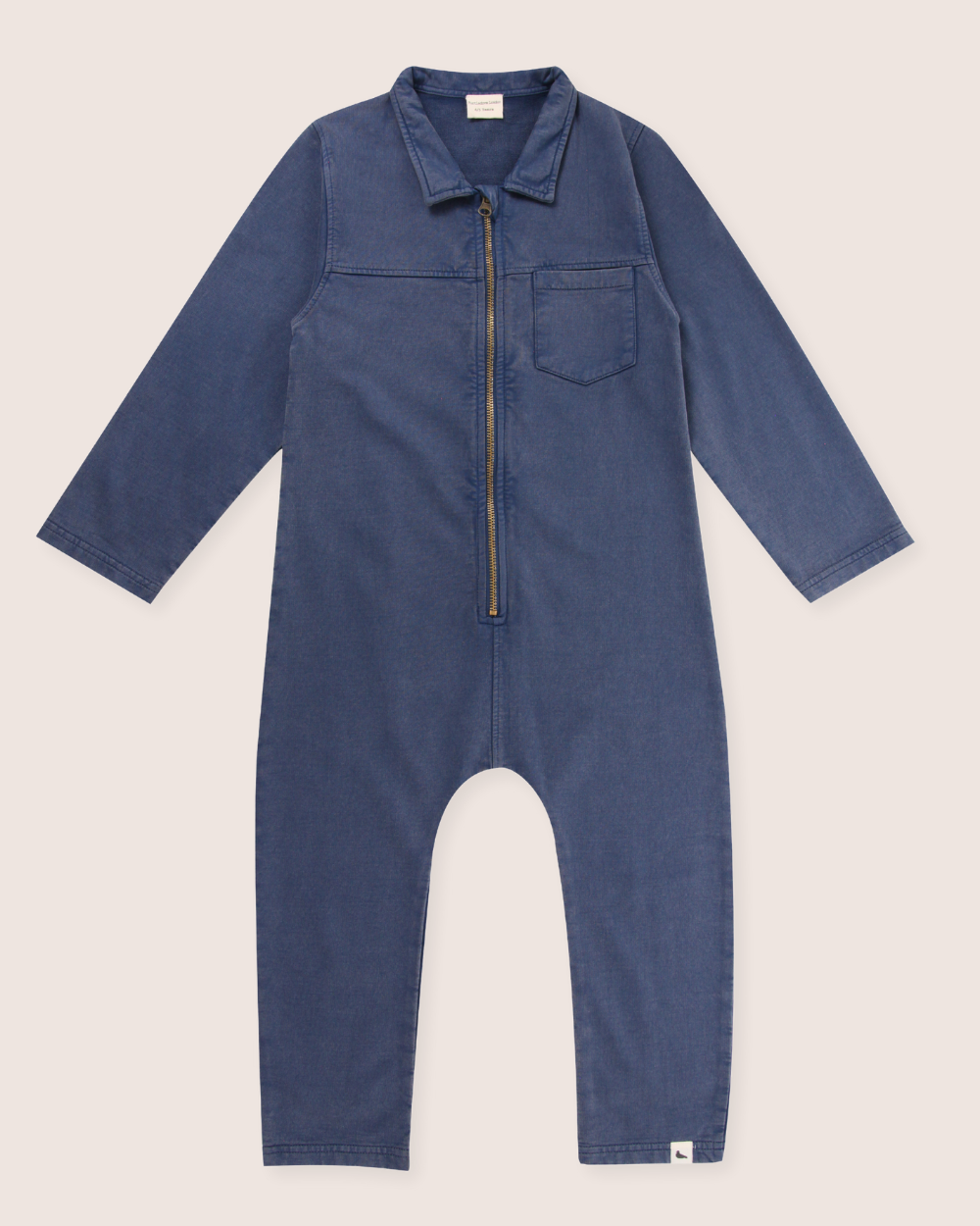 Navy Denim Romper