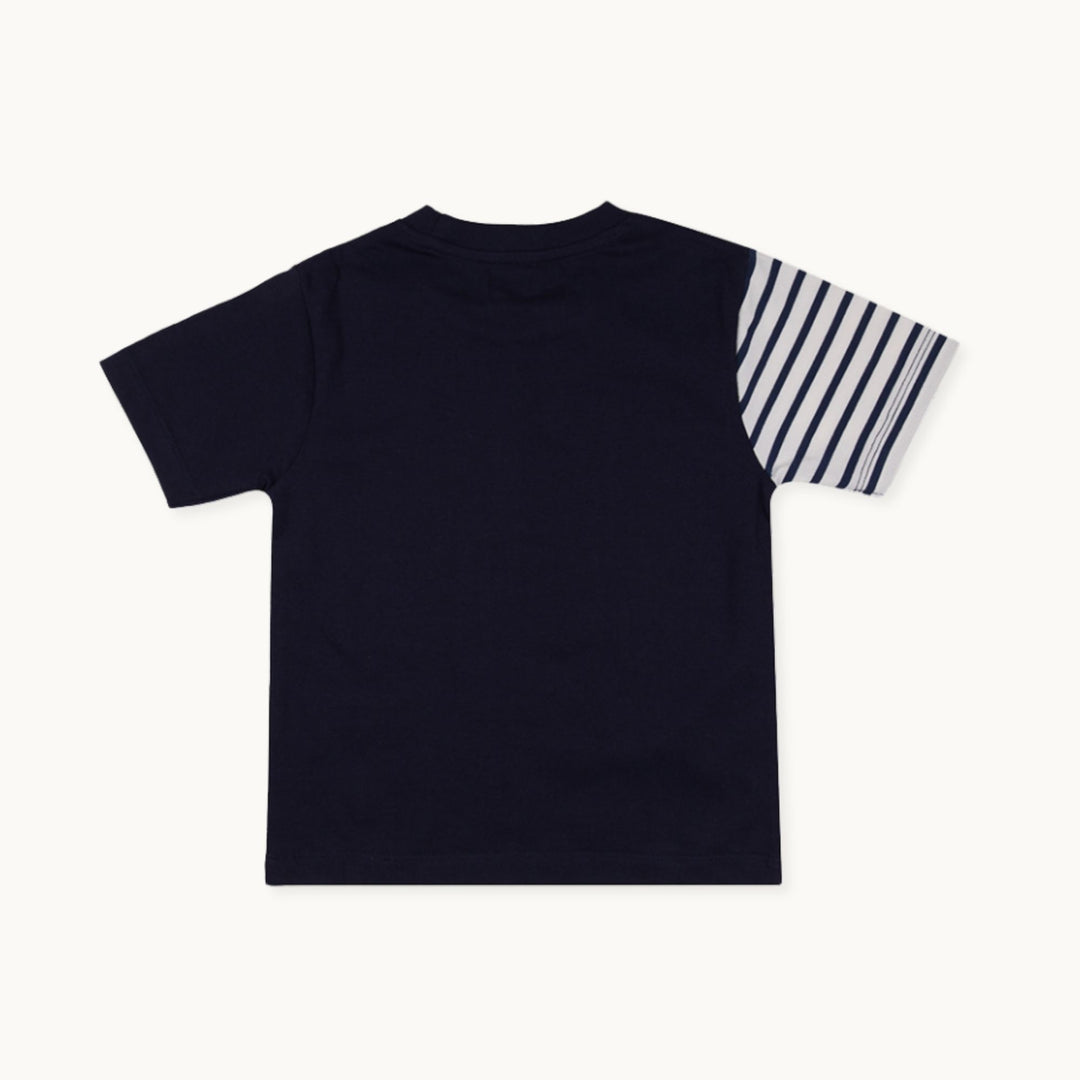 organic cotton Happy Ice Stripe full sleeve T-Shirt - image 4