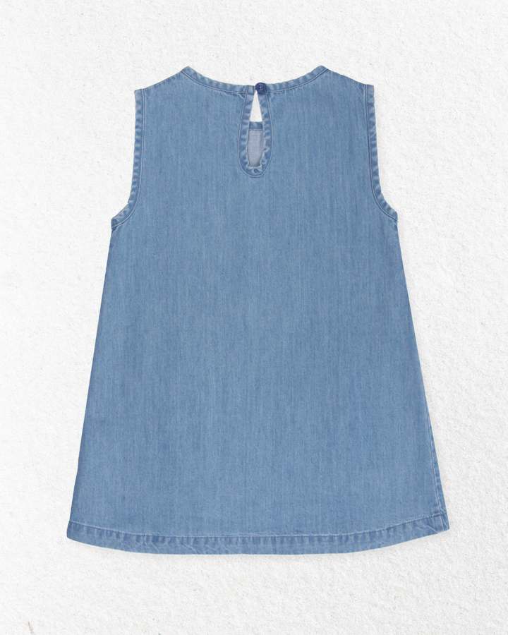 Lilly + Squirrel Pocket Denim Dress