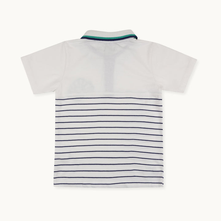 White Lizard And Friends Applique T-Shirt Back