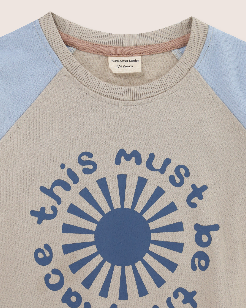Multicolour This Must Be The Place Slogan Print Sweatshirt