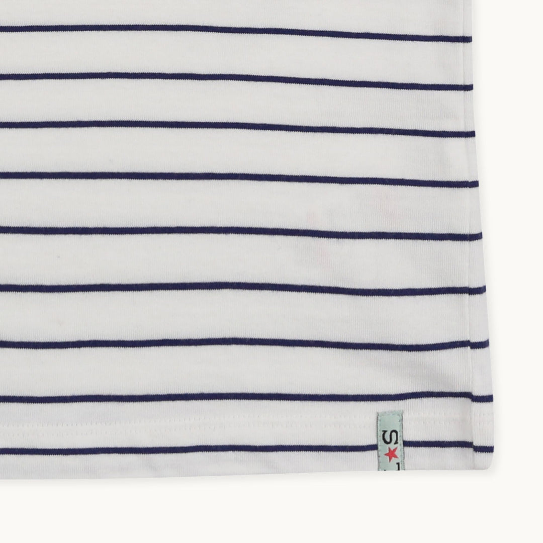 White Lizard And Friends Applique T-Shirt Close up 2