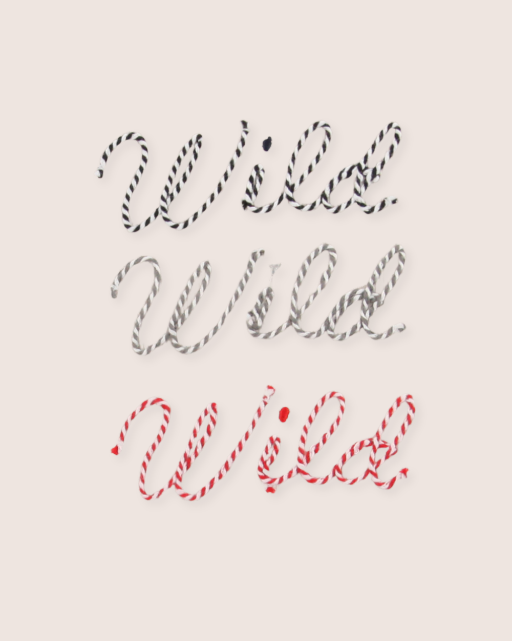 White Wild Solgan Print Top