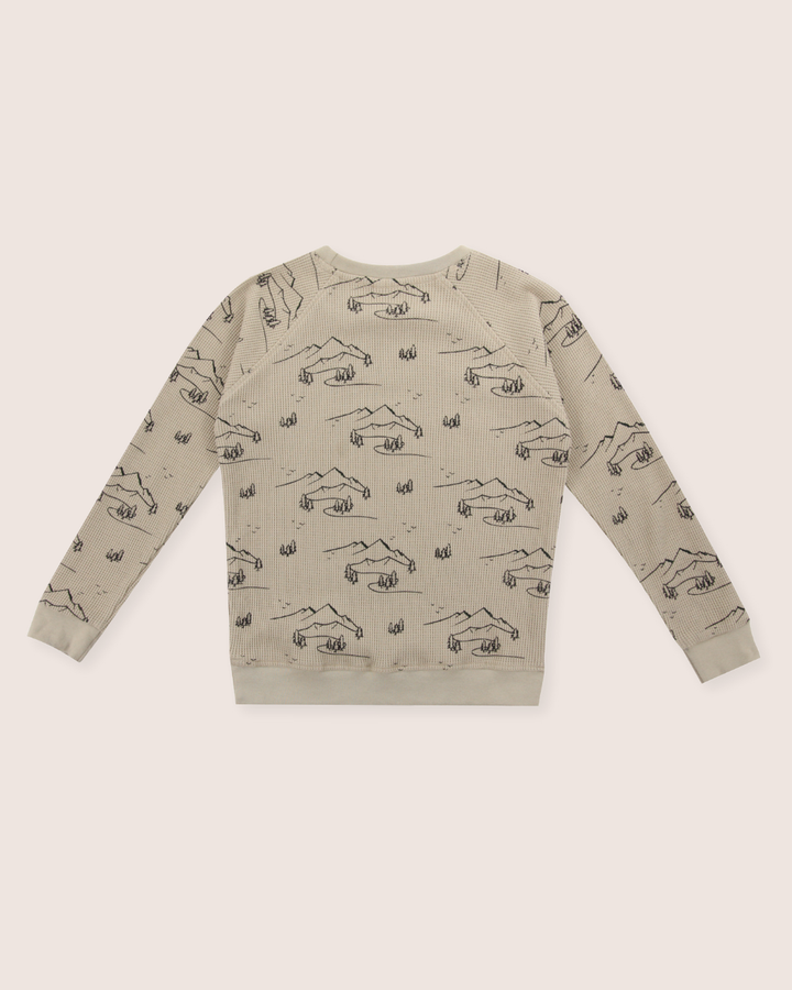 Stone Wilderness Print Sweatshirt
