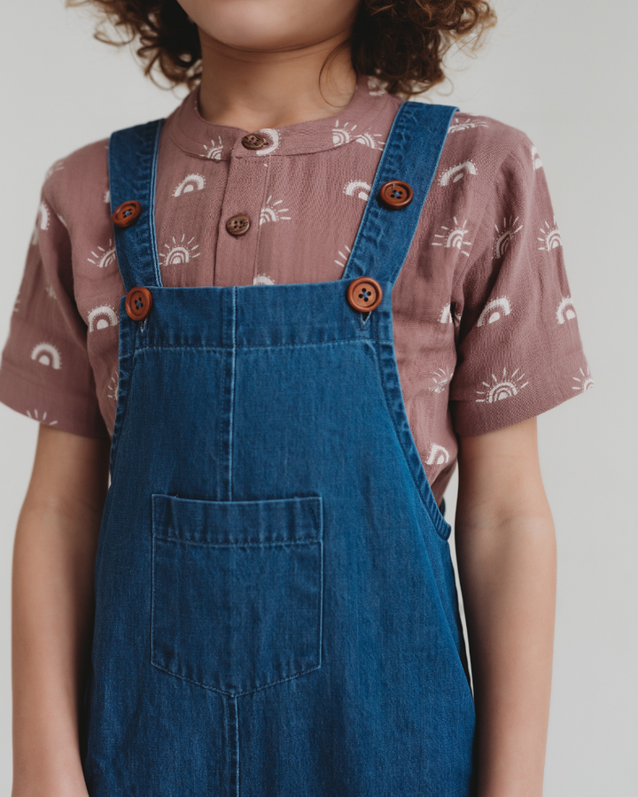 Blue Denim Dungarees