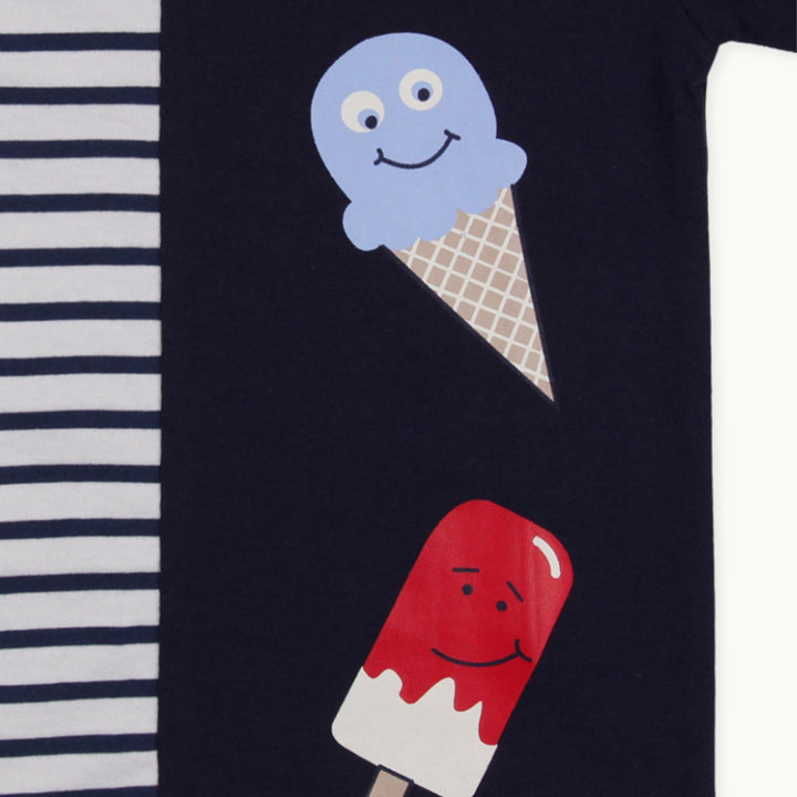 organic cotton Happy Ice Stripe full sleeve T-Shirt - image 3