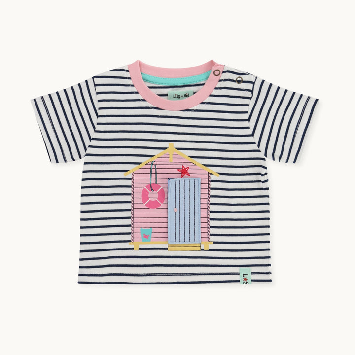 organic cotton Multicoloured Lilly At The Beach Print Top And Short Set - image 2