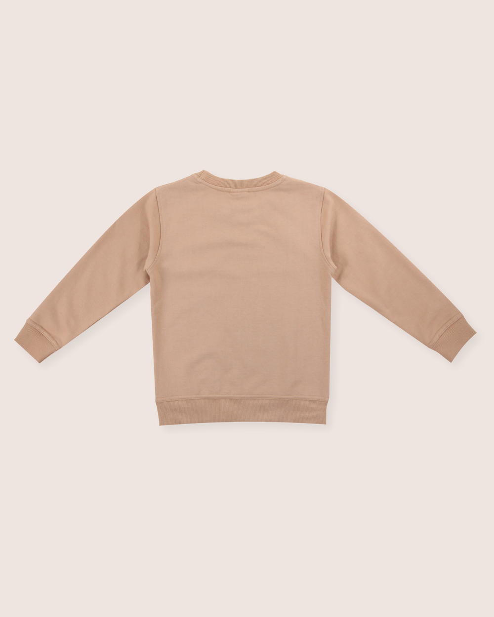 Beige Live Wild Slogan Print Sweatshirt