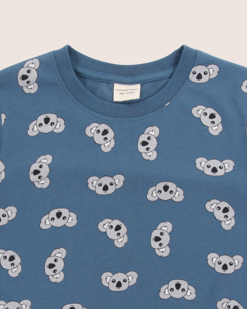 Blue Koala Print Top
