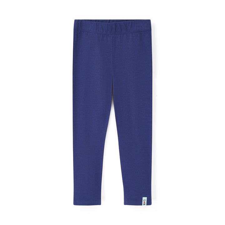 Blue leggings on a white background