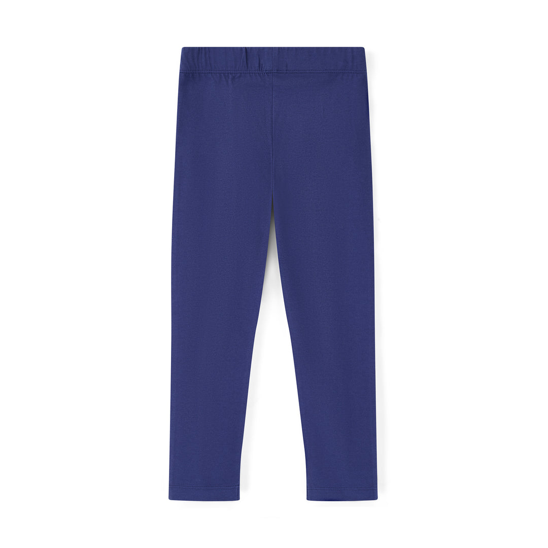Blue pants on a white background