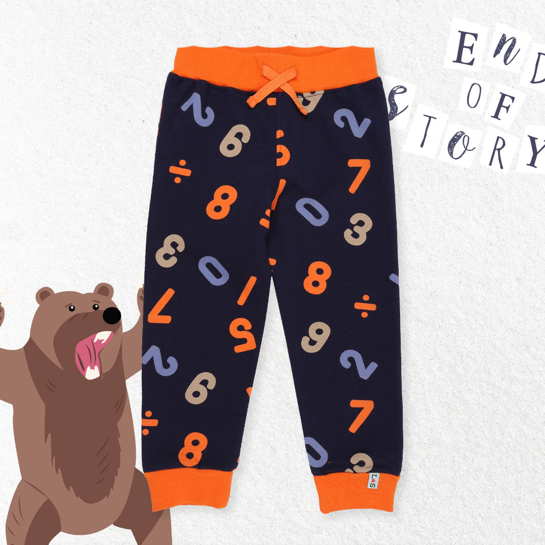 Numbers Print Joggers