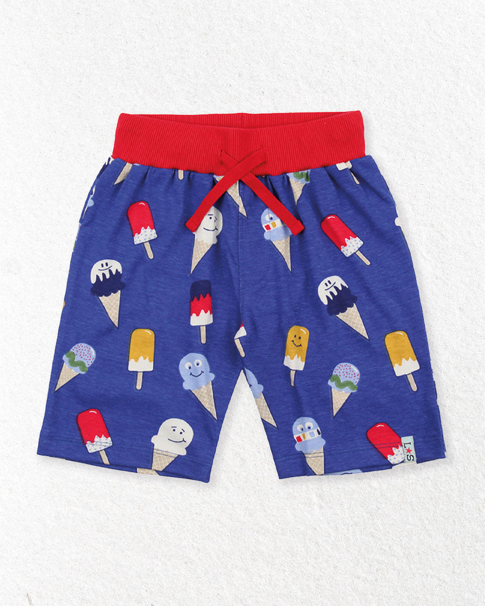 Happy Ice & Stripe Shorts - 2 Pack