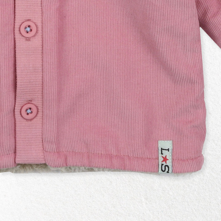 Pink Bear Cord Jacket