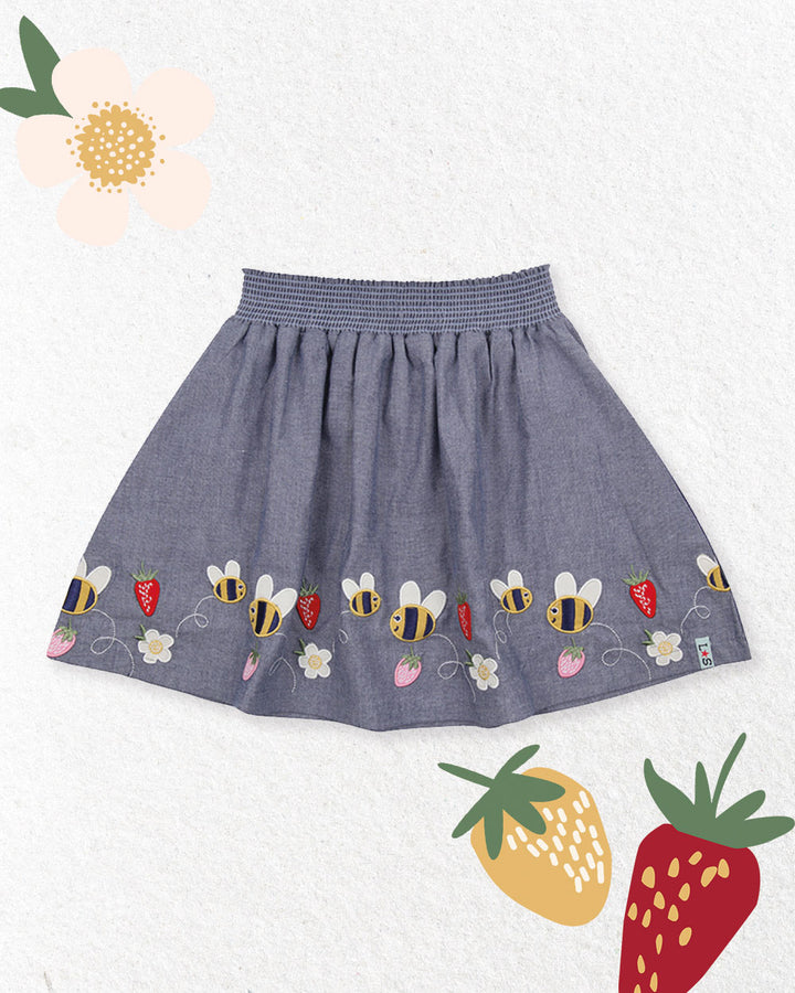 Busy Bee Applique Skirt