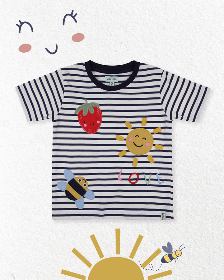 Busy Bee Applique T-Shirt