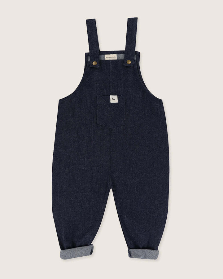 Navy Denim Dungarees