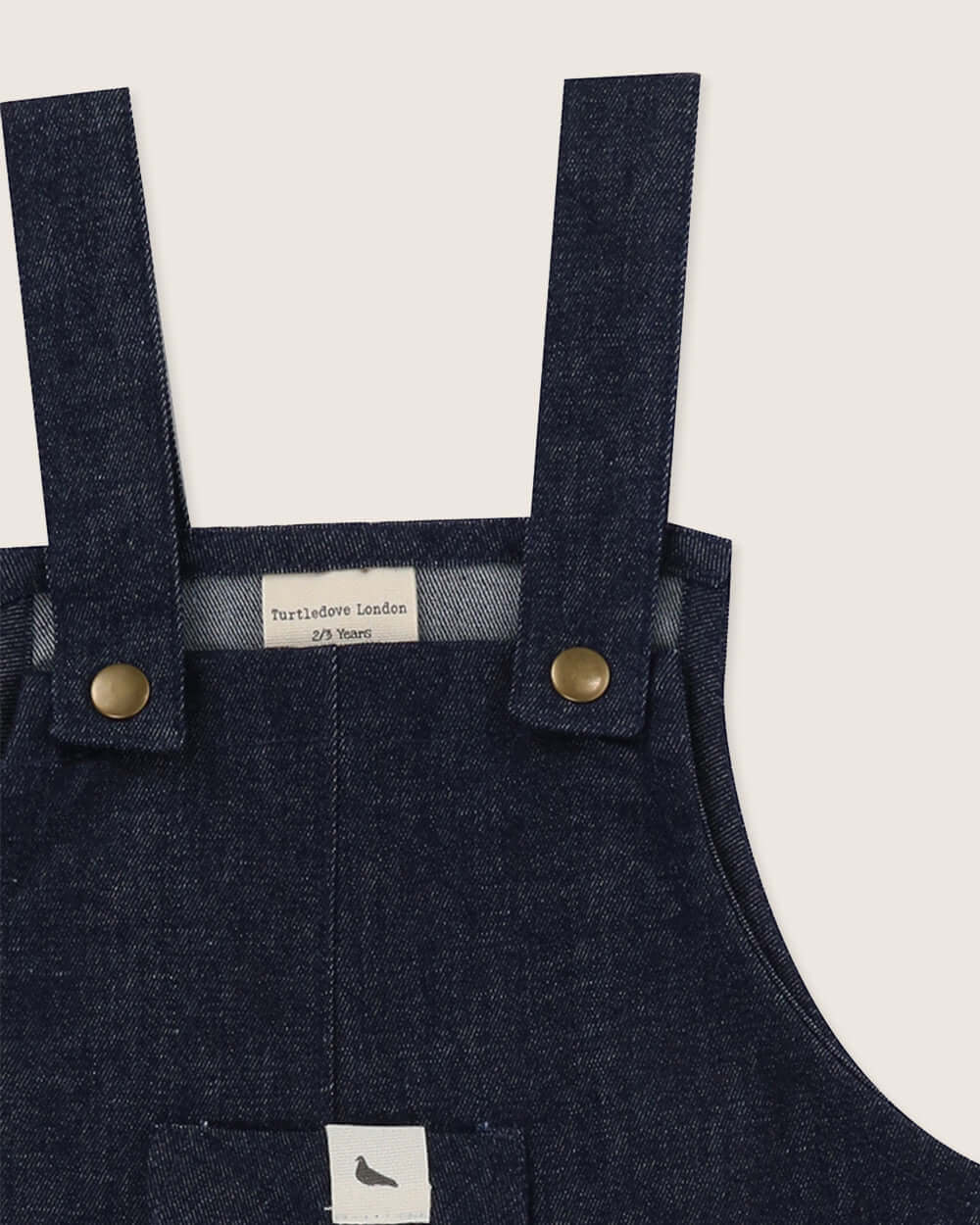 Navy Denim Dungarees