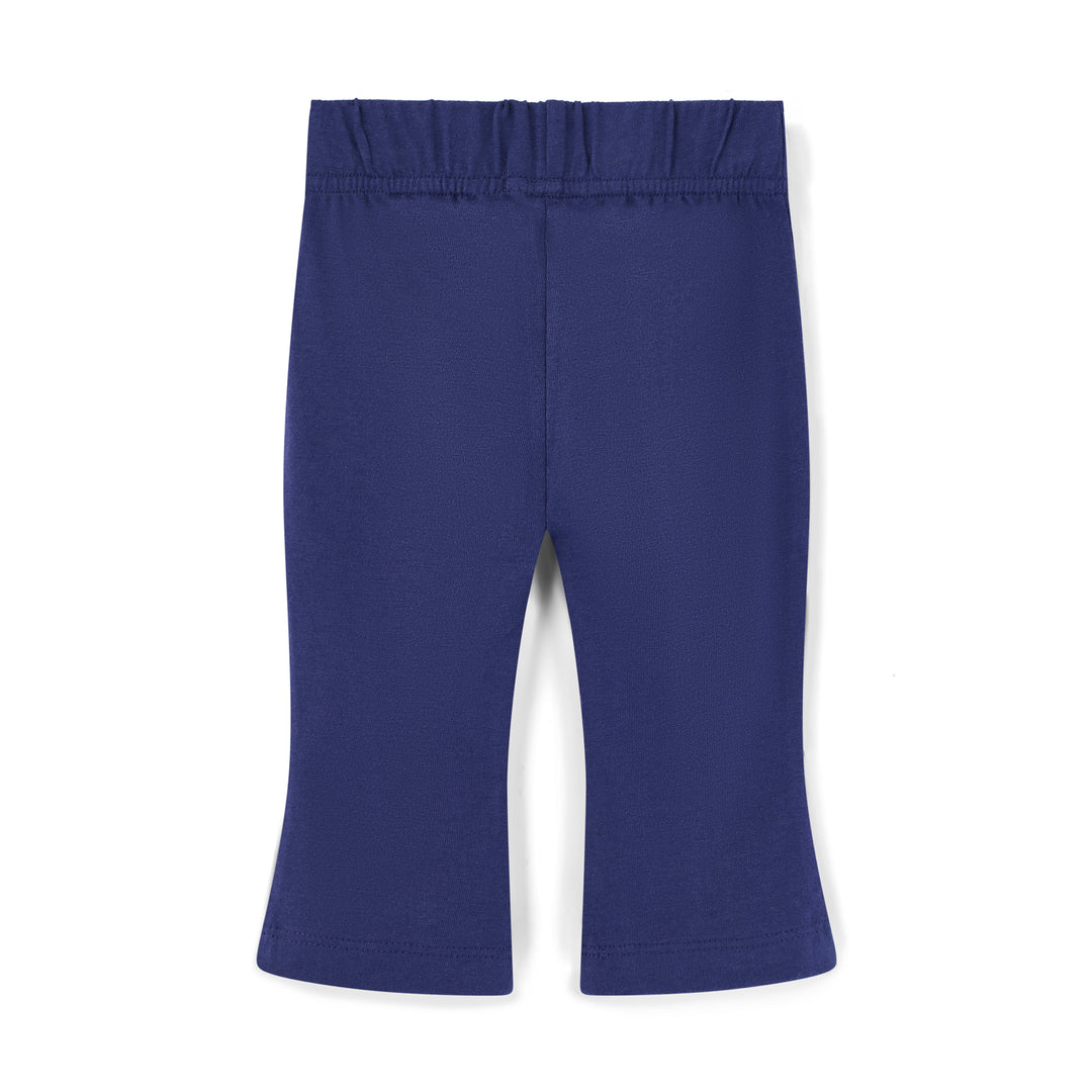 Navy blue pants on a white background