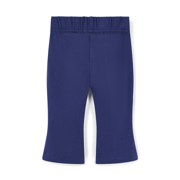 Navy blue pants on a white background