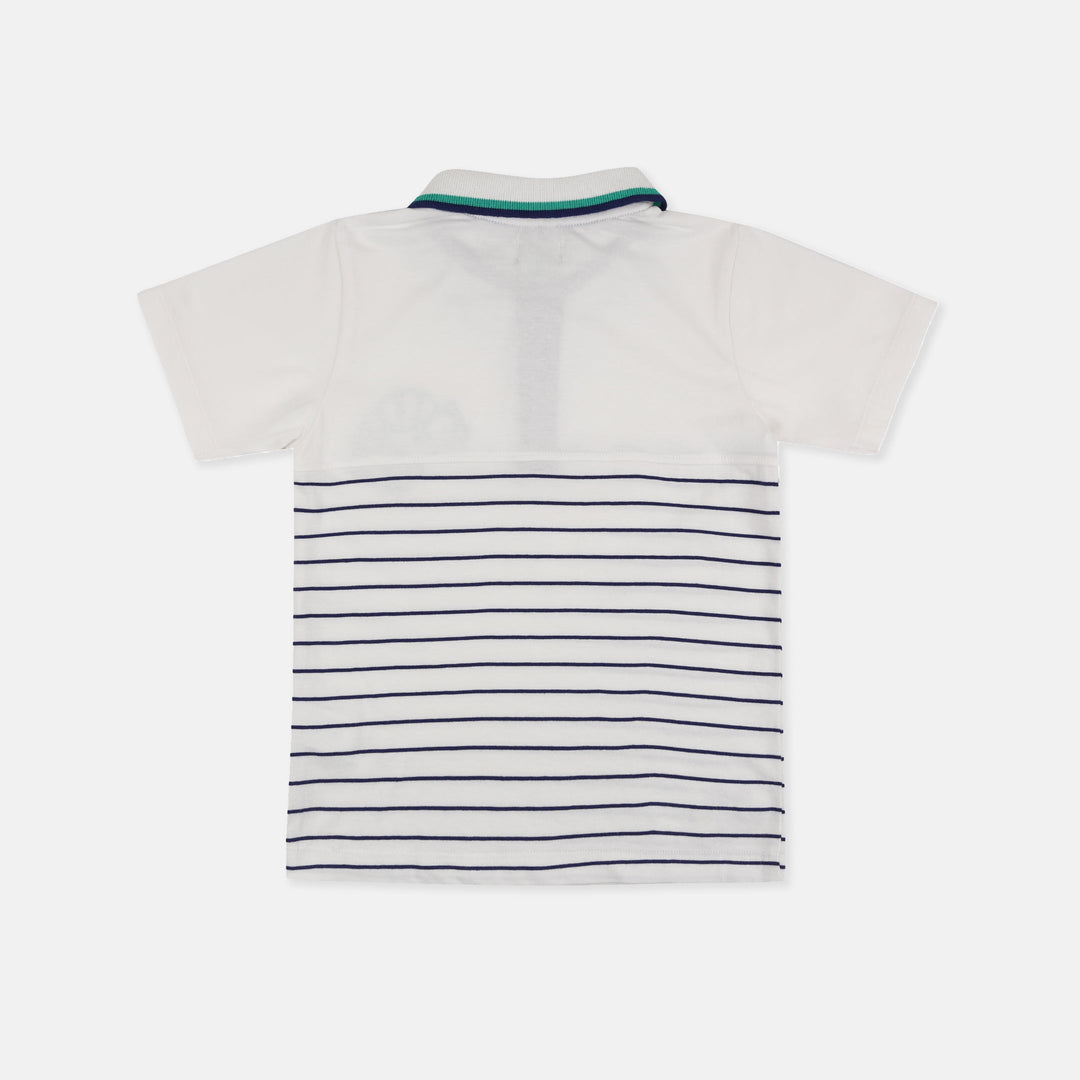 White Lizard And Friends Applique T-Shirt