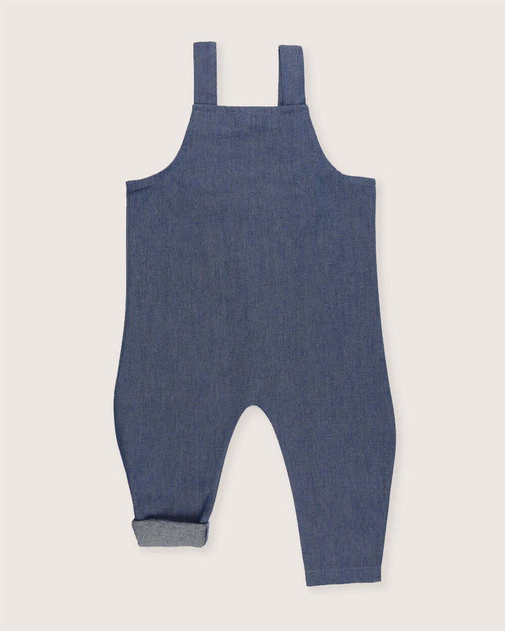 Blue Light Denim Dungarees