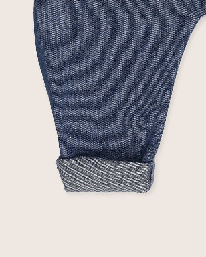 Blue Light Denim Dungarees