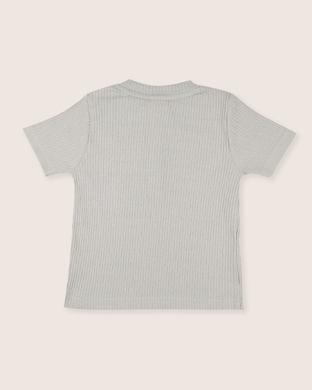Light Green Rib T-shirt & Short Set