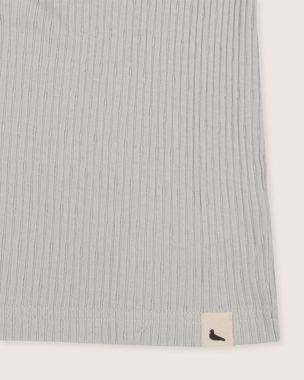 Light Green Rib T-shirt & Short Set