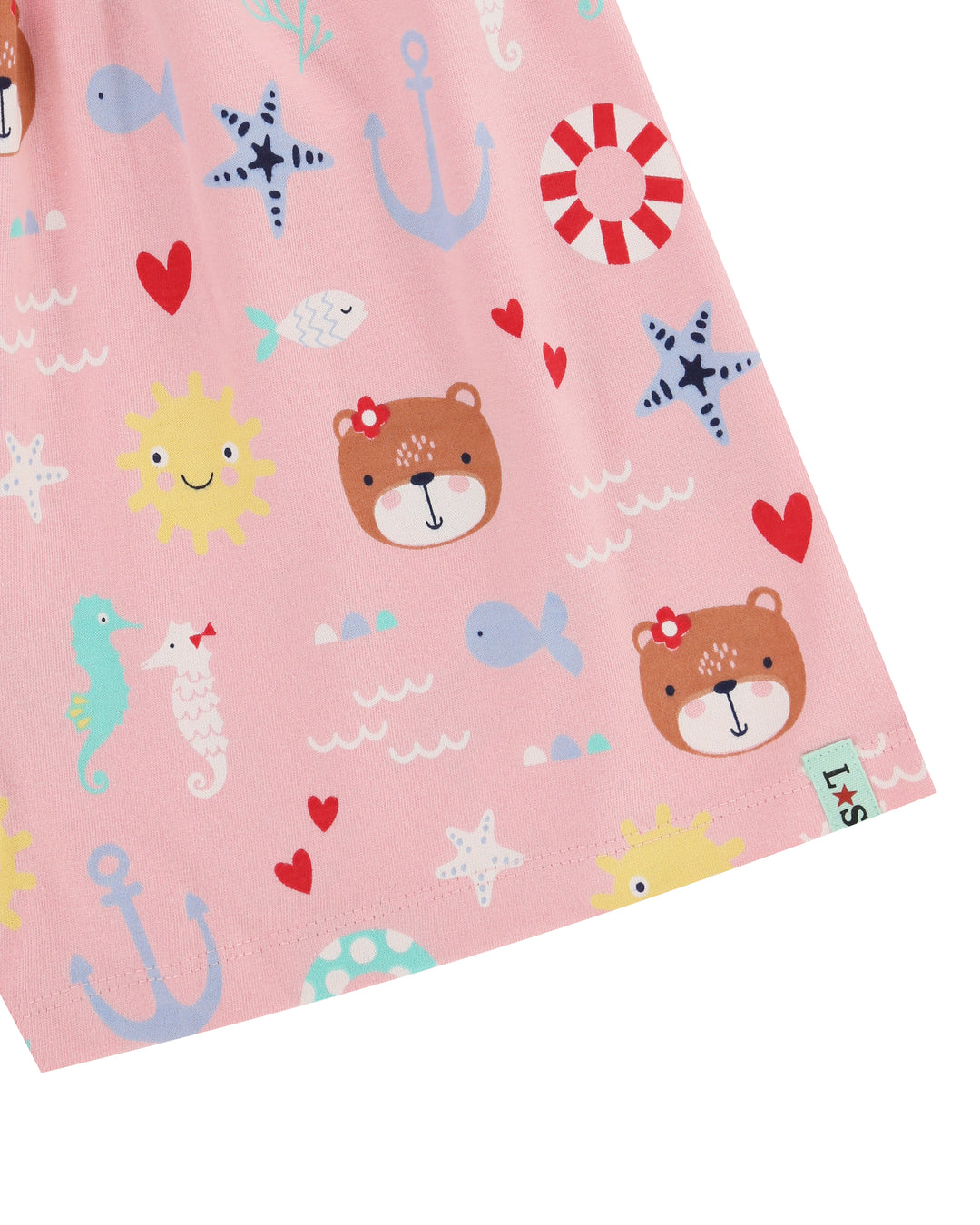Pink Lilly And Friends Print Playsuit - image 2