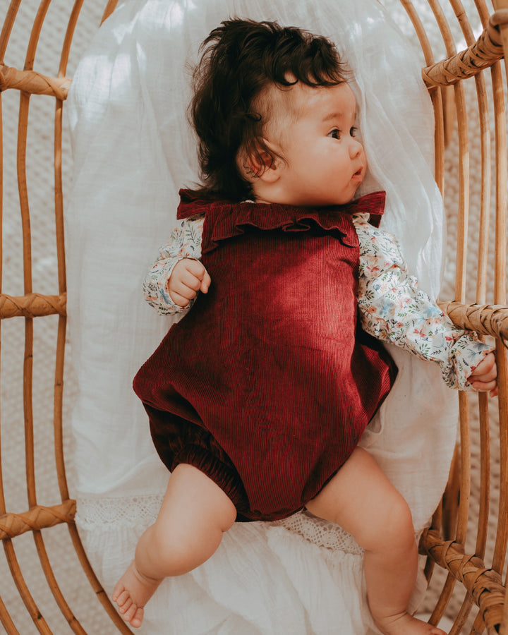 organic cotton corduroy romper - image 4