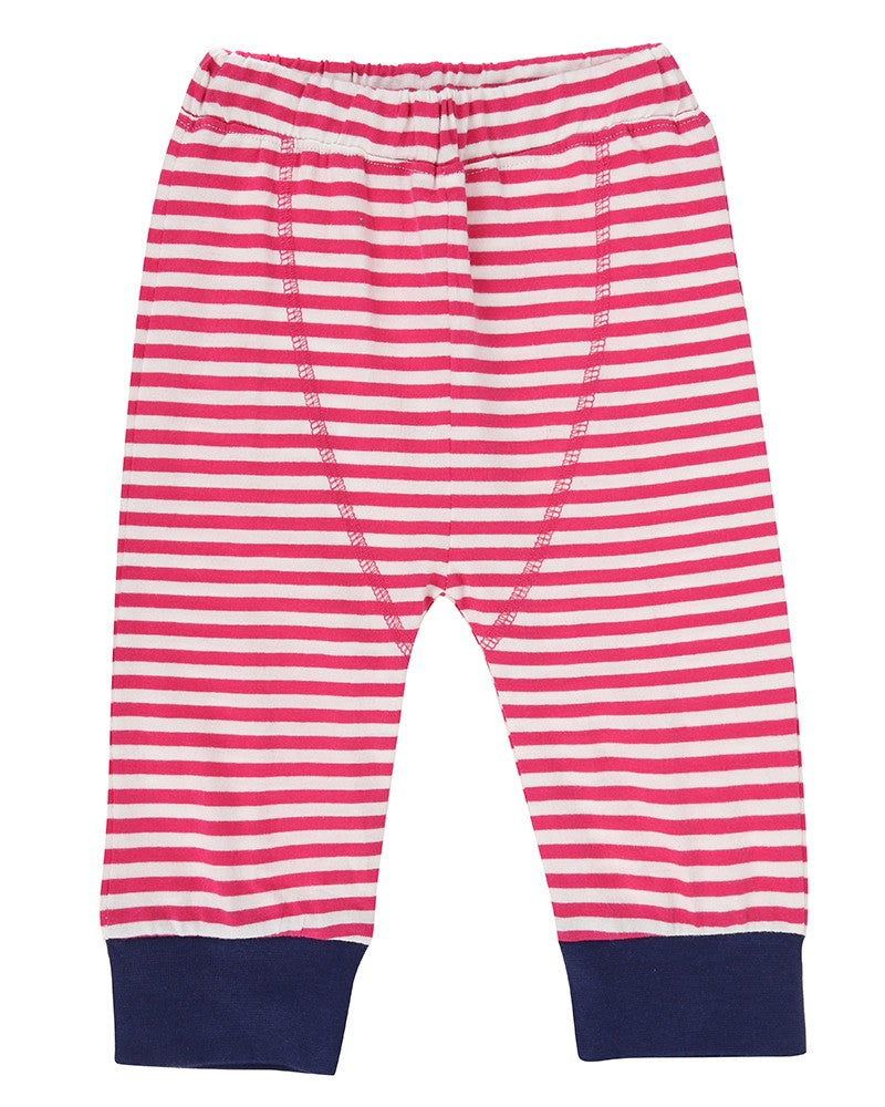 organic cotton animal safari dress and red stripe legging set - image 3