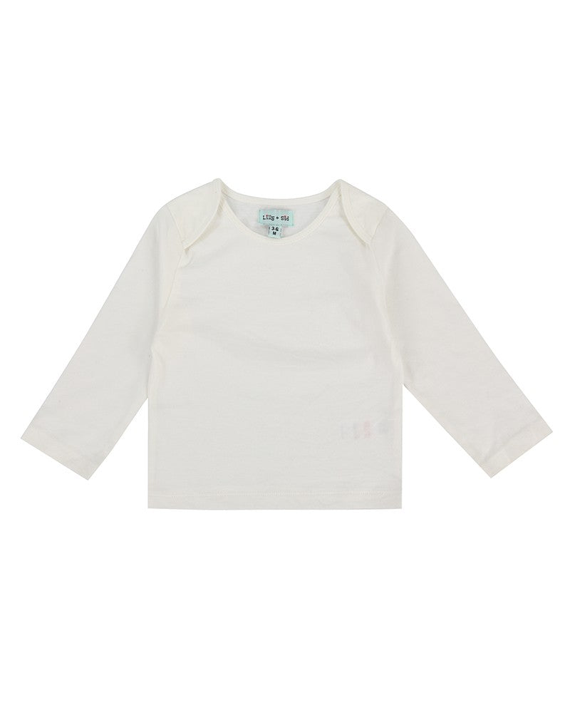kids full sleeve top in white - image 1