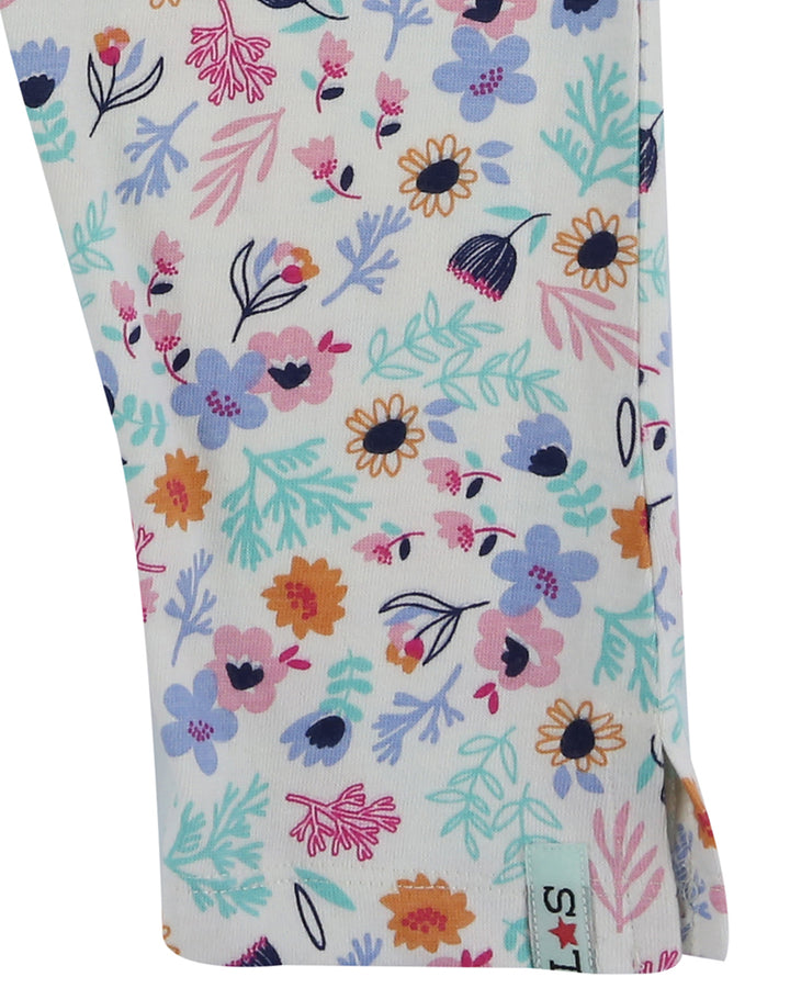 organic cotton floral leggings - image 3