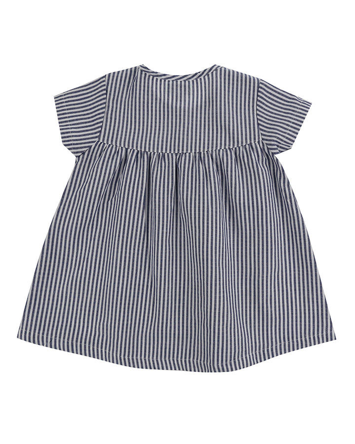 organic cotton Multicoloured Animal Safari and stripe print Dress - image 2