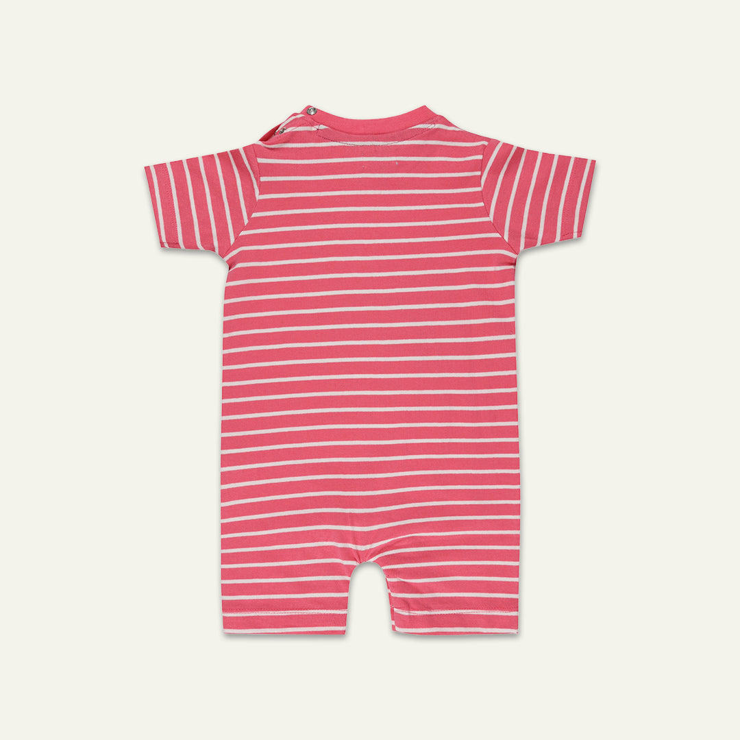 APPLIQUE RAINBOW and stripe short sleeve ROMPER - image 3