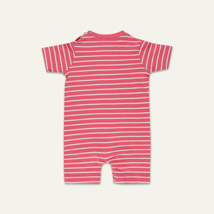 APPLIQUE RAINBOW and stripe short sleeve ROMPER - image 3