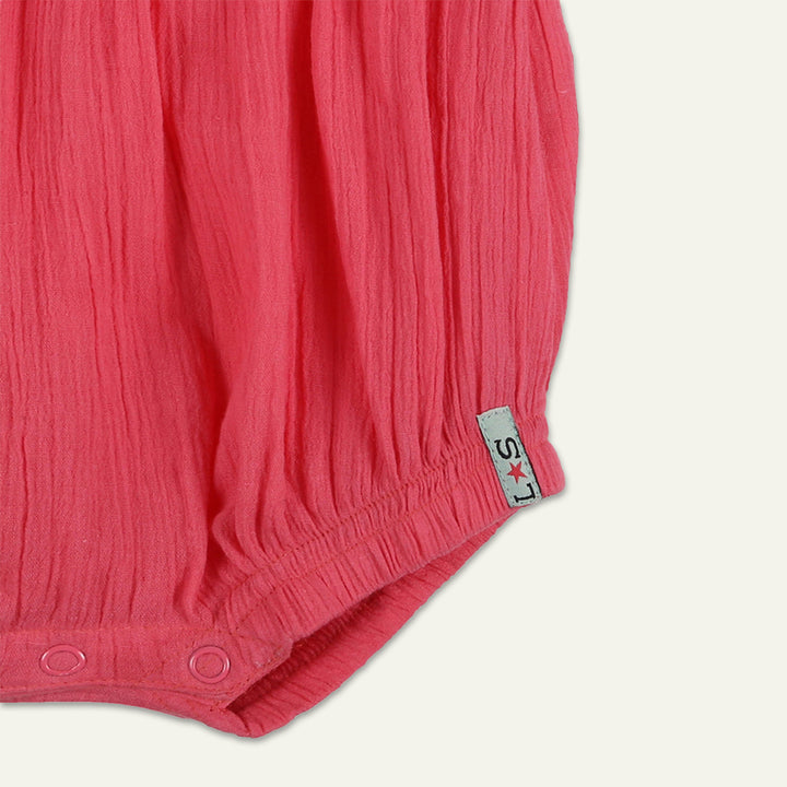 Pink Plain Romper