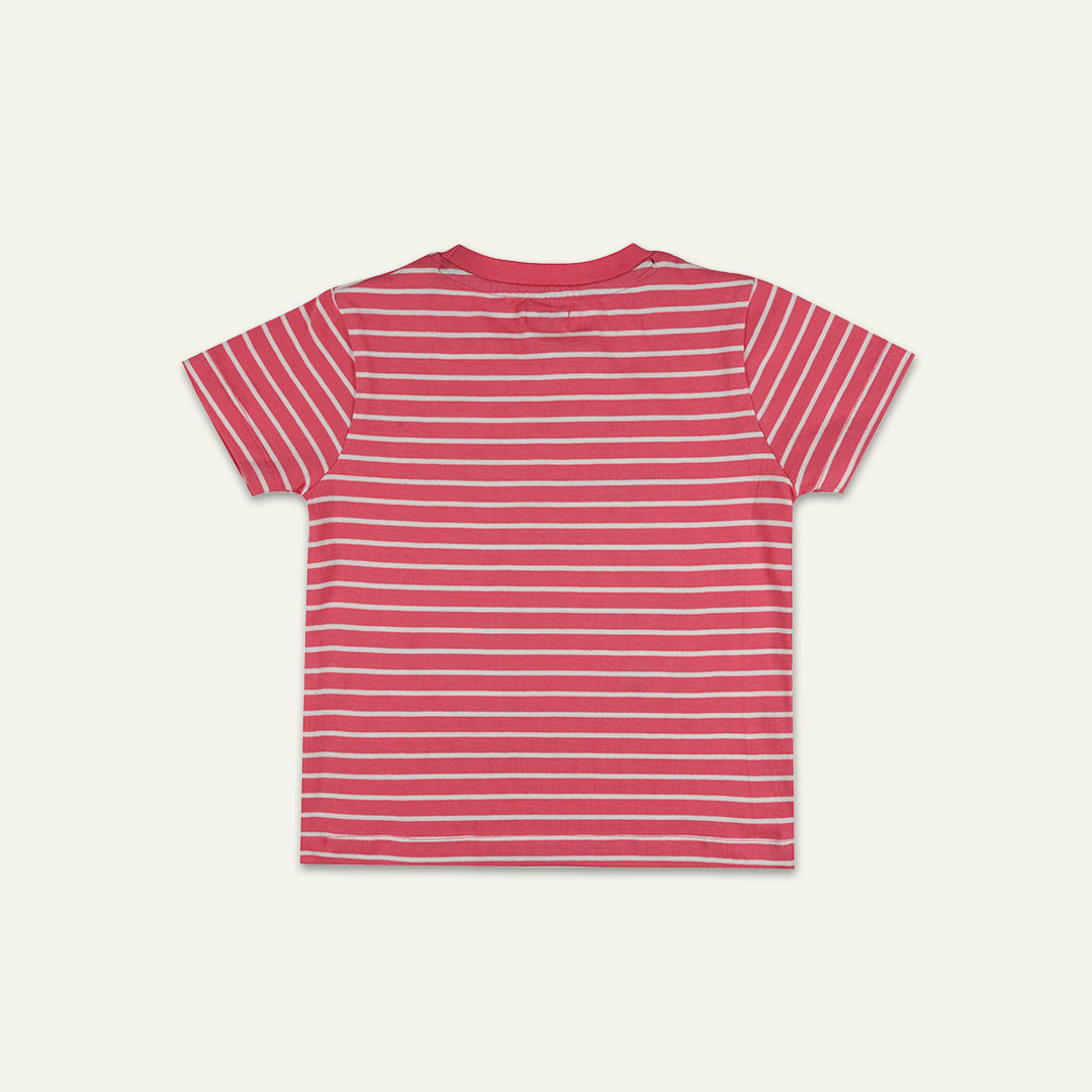organic cotton camper van applique and red stripe shoe sleeve top - image 3