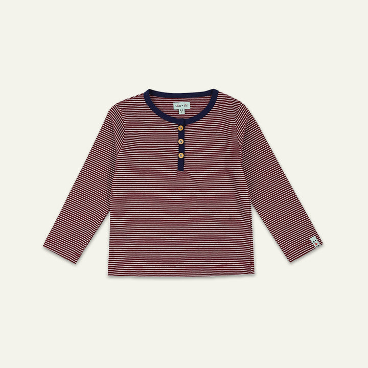 organic cotton 3 pack plain and stripe full sleeve t-shirt - image 4