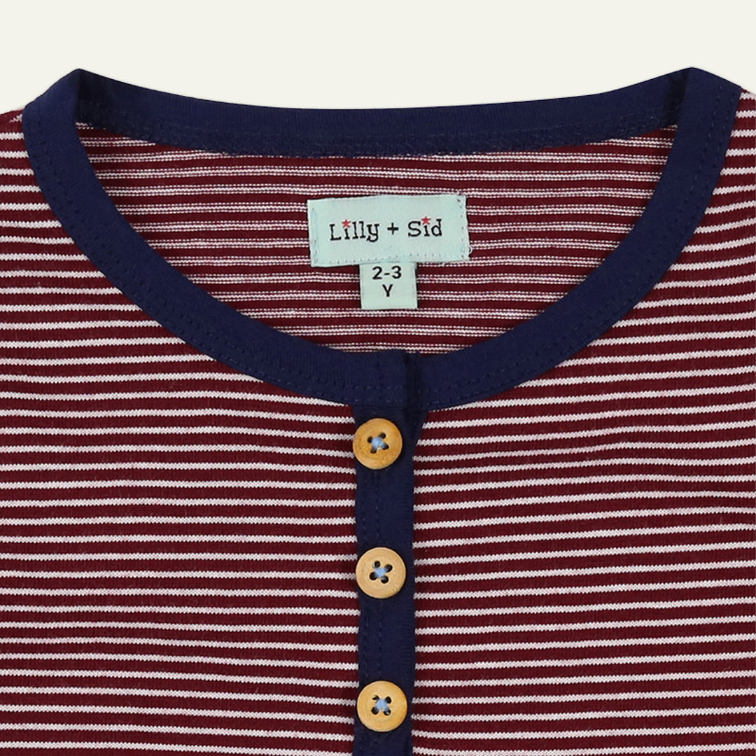 organic cotton 3 pack plain and stripe full sleeve t-shirt - image 5
